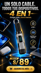 Cable Universal 4 en 1