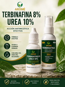 Terbinafina doble acción 8% + urea al 10%
