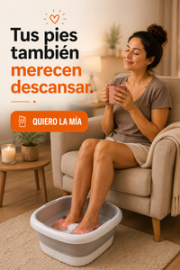 Tina de hidromasajes para pies con Luz inflaroja