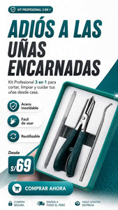 Alicate de Acero para Uñas Gruesas y Encarnadas