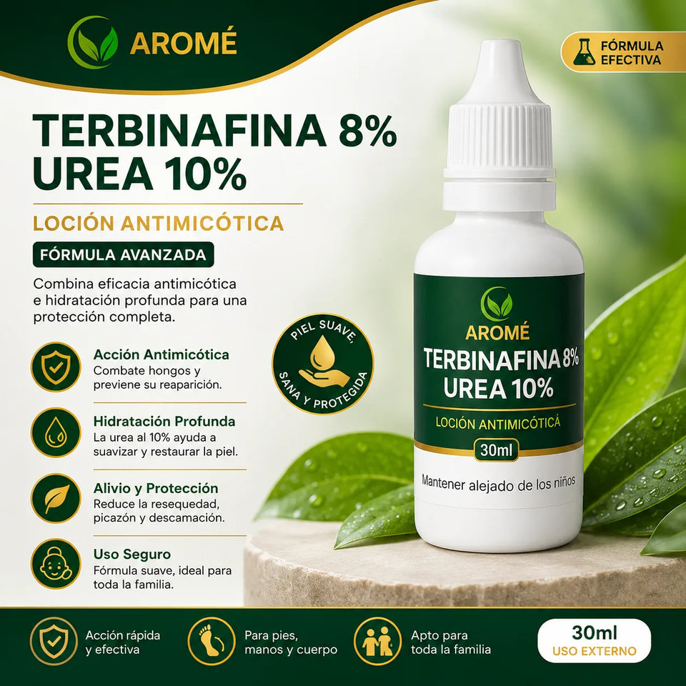 TERBINAFINA REPOTENCIADA 8% + UREA 10% UPSELL